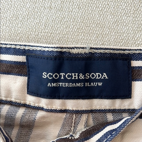Scotch & Soda Striped Jeans Blue Multicolor - Picture 4 of 5
